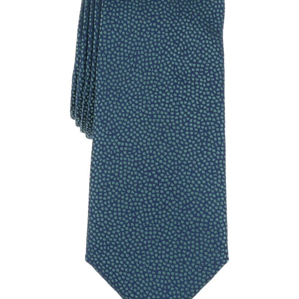 Alfani Men Arleve Abstract Print Tie Emerald